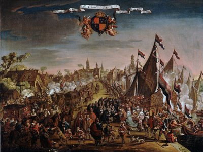 四日間の戦い 作： Pieter Cornelisz van Soest