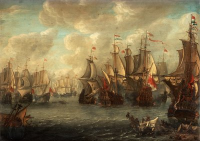 メドウェイの襲撃、1667 作： Pieter Cornelisz van Soest