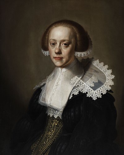 女性の肖像 作： Pieter Dubordieu