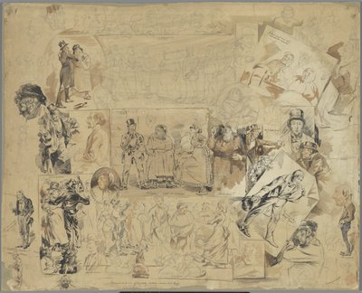 似顔絵 友人のクラースに捧げる楽しい時間の思い出 (オブジェクトのタイトル) 作： Pieter Dupont