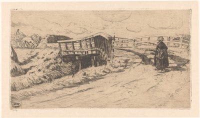 橋のある田舎道 作： Pieter Dupont