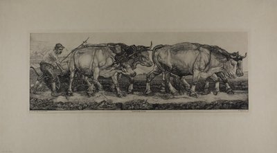 耕作牛 作： Pieter Dupont