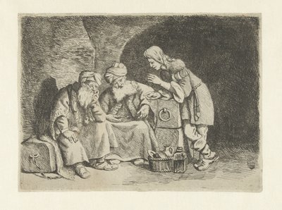 ジョセフ、パン屋と酌取りの夢を語る 作： Pieter Fransz de Grebber