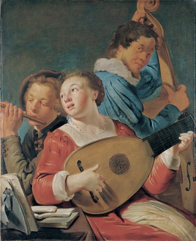 ミュージシャン、1623年頃 作： Pieter Fransz de Grebber