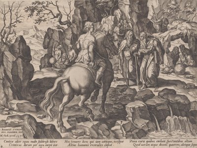 知識の蓄積、The Course of Human Life、1570年より。 作： Pieter Furnius