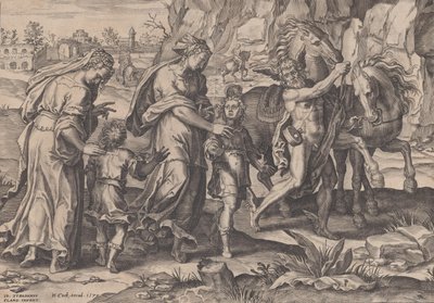 青春、『The Course of Human Life』、1570年より。 作： Pieter Furnius