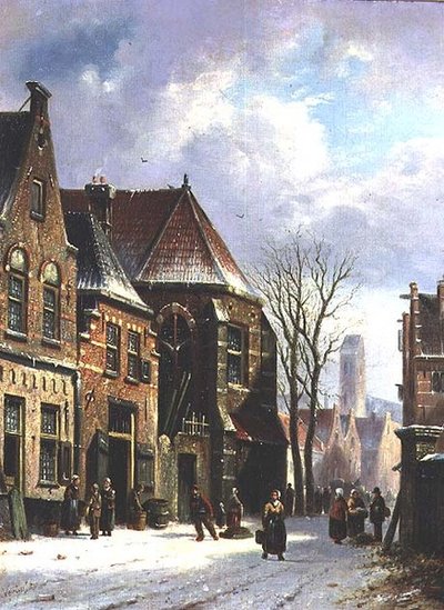 オランダの街並み 作： Pieter Gerard Vertin