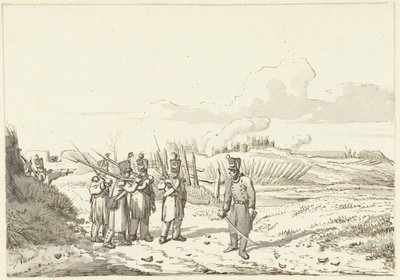 包囲パトロール、1813-1814 作： Pieter Gerardus van Os (signed by artist)