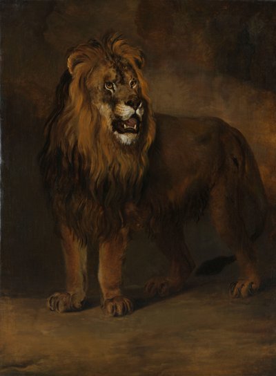 ルイ・ナポレオン王の動物園のライオン、1808年 作： Pieter Gerardus van Os