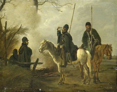 1813年のコサック前哨基地 作： Pieter Gerardus van Os