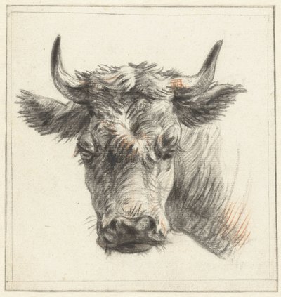 牛の頭 作： Pieter Gerardus van Os