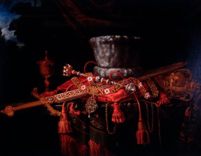 「ロンドン市の記章」、c1650-c1700 作： Pieter Gerritsz van Roestraeten