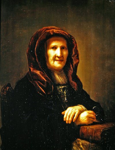 老婦人の肖像 作： Pieter Harmansz Verelst