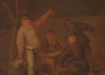 納屋で飲む農民 作： Pieter Hermansz. Verelst