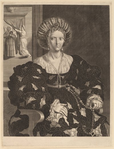 イザベラ・デステ 作： Pieter Holsteyn II, after Giulio Romano