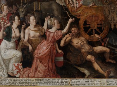 低地における1577年の平和の寓話の詳細 作： Pieter II Claeissens