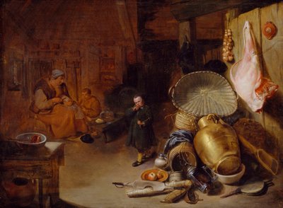 フィギュア付きインテリア、1643 作： Pieter Jacobsz Duyfhuysen