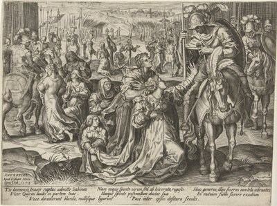 サビニ人とローマ人の和解 ローマ史の情景（シリーズタイトル） 作： Pieter Jalhea Furnius