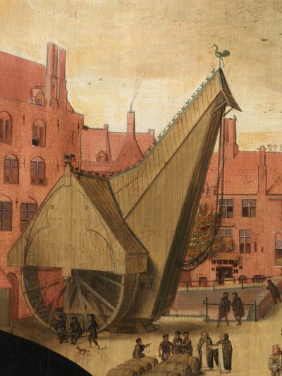 Jan van Eyewerve の肖像の詳細 作： Pieter Jansz. Pourbus