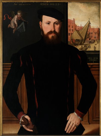 Jan van Eyewerveの肖像 作： Pieter Jansz. Pourbus