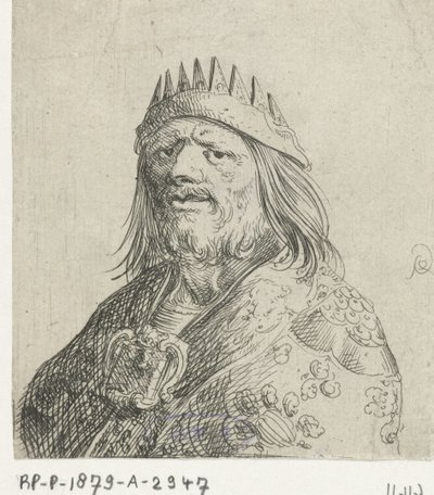 王の肖像胸像 作： Pieter Jansz Quast