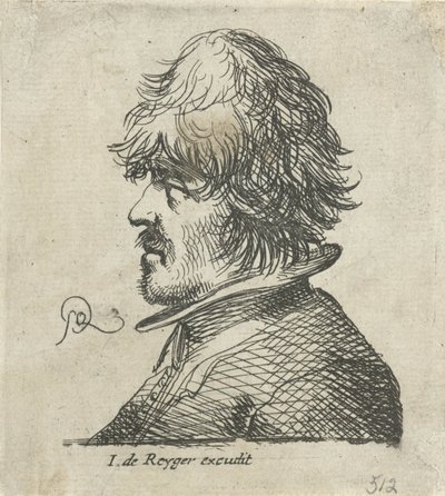 漁師の帽子をかぶった男の胸像の肖像画 作： Pieter Jansz Quast