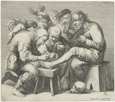 足の手術 作： Pieter Jansz Quast