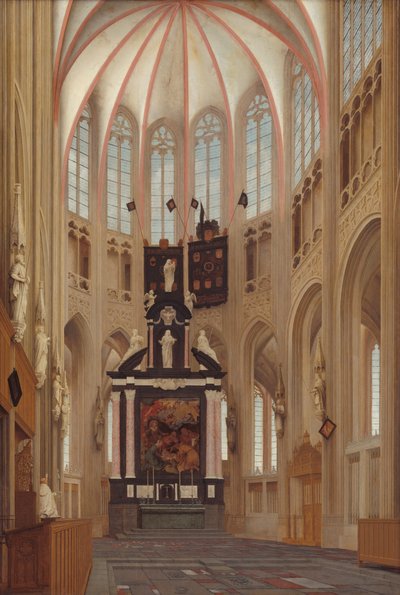 スヘルトーヘンボスの聖ヨハネ大聖堂、1646年。 作： Pieter Jansz Saenredam