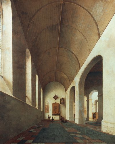 ユトレヒトの聖ヨハネ教会の聖アントニウス礼拝堂 作： Pieter Jansz Saenredam