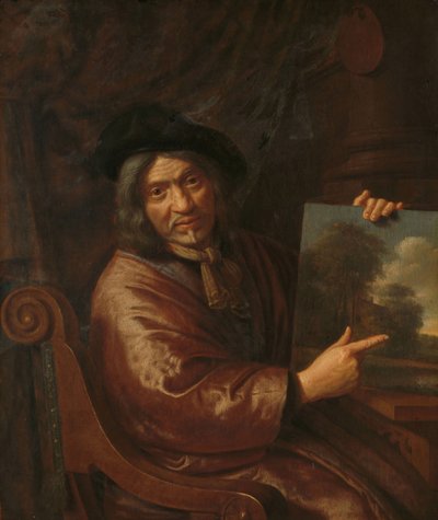 自画像、1640-1650 年。 作： Pieter Jansz van Asch
