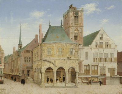アムステルダムの旧市庁舎、1657 作： Pieter Janszoon Saenredam