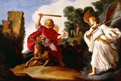 バラームとお尻、1622 作： Pieter Lastman