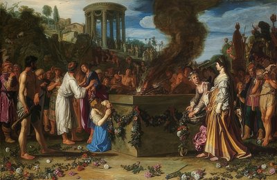 オレステスとピラデスの紛争。 1614年 作： Pieter Lastman