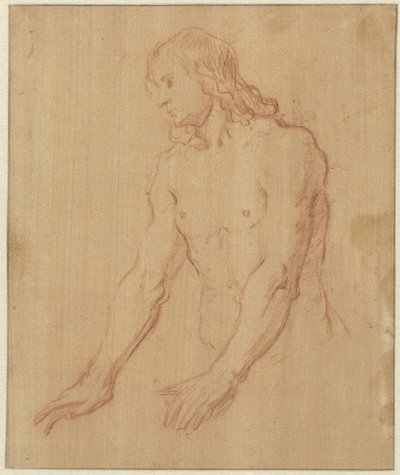 裸の若い男、半分の長さ 作： Pieter Lastman