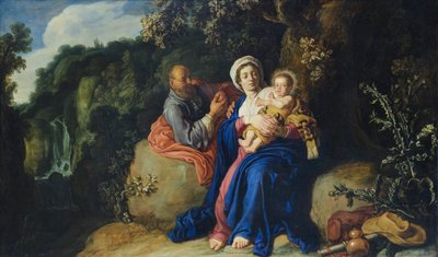 エジプトへのフライトで 作： Pieter Lastman