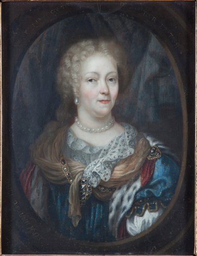 トゥルンとタクシーのアンナ王女 d.1693、c1660。 作： Pieter Leermans