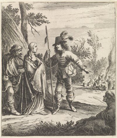 ドン・ジャンと会話するコンスタンス 作： Pieter Nolpe