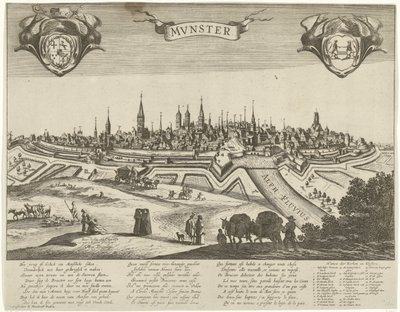 ミュンスターのパノラマ 作： Pieter Nolpe
