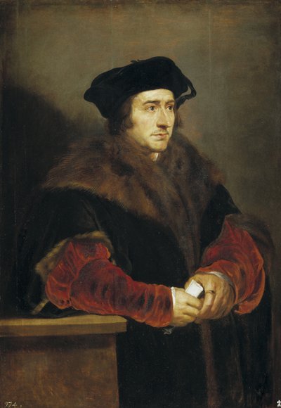トーマス・モア卿の肖像、1625-1630 作： Peter Paul Rubens