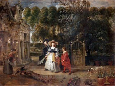 ルーベンスと庭園のヘレンフォーメント、1631年頃。 作： Peter Paul Rubens
