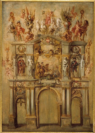 フェルディナンドの凱旋門、1634 年頃。 作： Pieter Paul Rubens