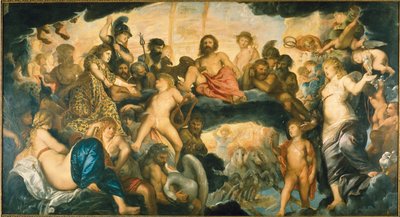 神々の評議会。 作： Pieter Paul Rubens