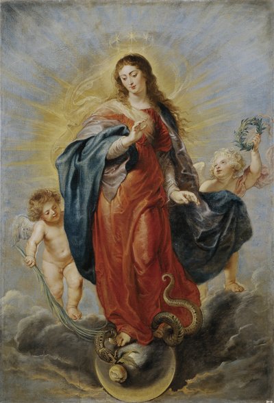 無原罪懐胎、ca。 1628-1629 作： Peter Paul Rubens