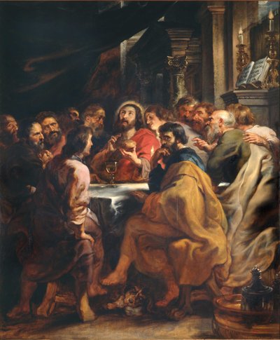 最後の晩餐、1631-1632 作： Peter Paul Rubens