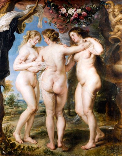 三美神c。 1635年 作： Peter Paul Rubens