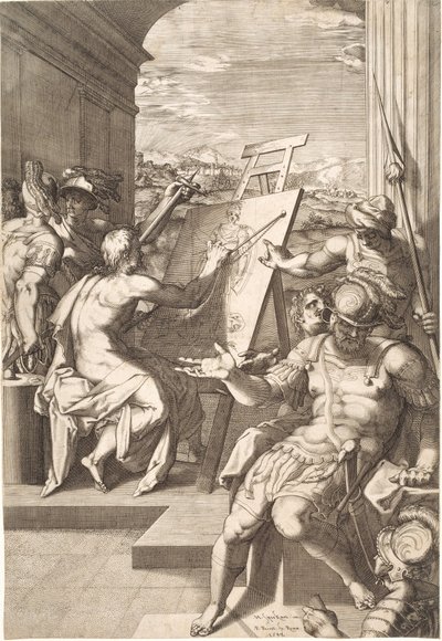 絵画芸術の寓意 作： Pieter Perret