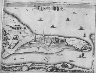 1710 年 8 月、1715 年 8 月のパルヌ包囲戦の様子 作： Pieter Pickaert