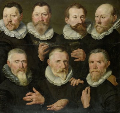 ピーター・ディルクス・ハッセラー大尉とヤン・ゲリッツ・ホーフト中尉の会社、アムステルダム 作： Pieter Pietersz. (I) (circle of)