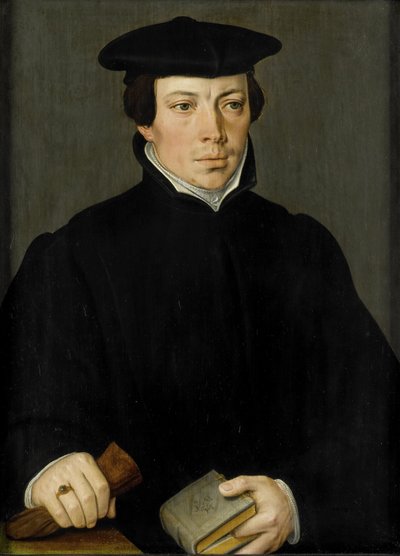 若い大臣の肖像 作： Pieter Pourbus