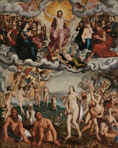 最後の審判、1551年。 作： Pieter Pourbus